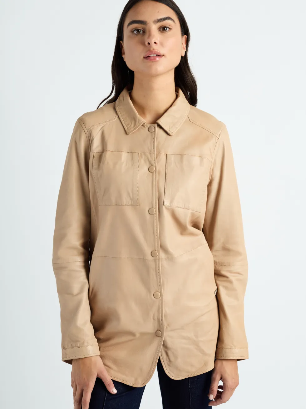 Lederkurzmantel 42020135